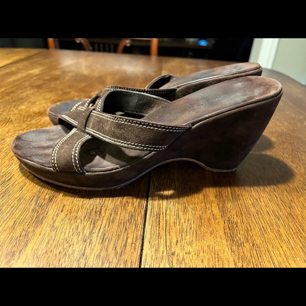 Suede L. K. Bennett sandals